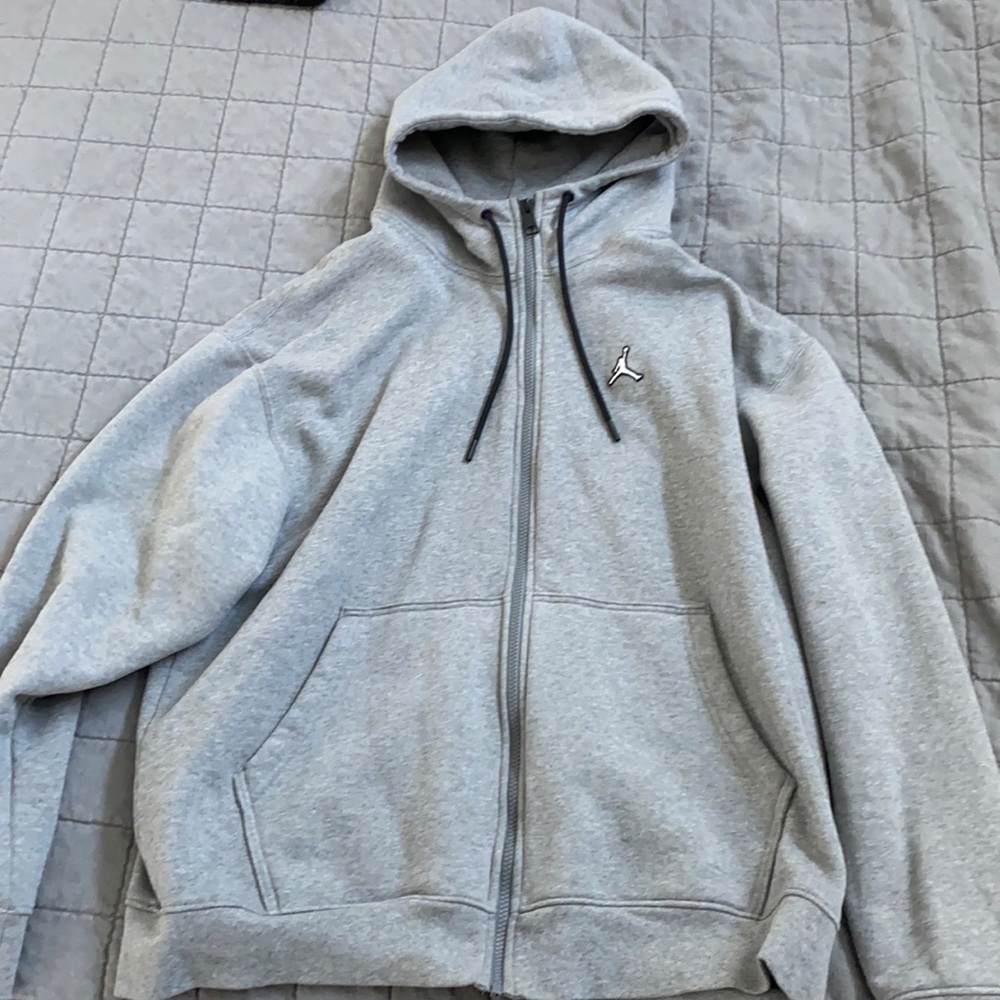 Jordan grey zip up